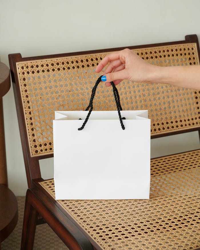 A Person Holding a Paper Bag